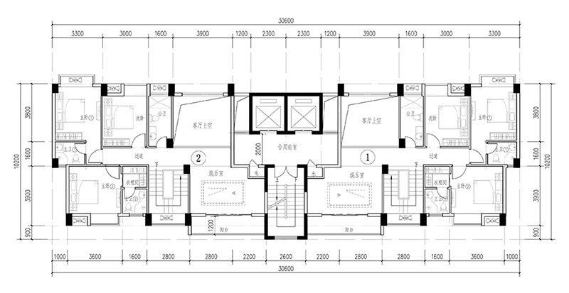 住宅建筑設(shè)計(jì)戶型圖